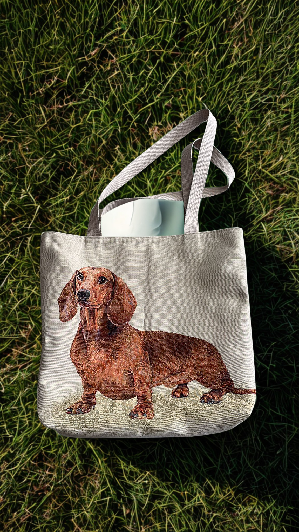 Gewatteerde booksleeve in zacht roze op cremekleurig linnen met droogbloemen